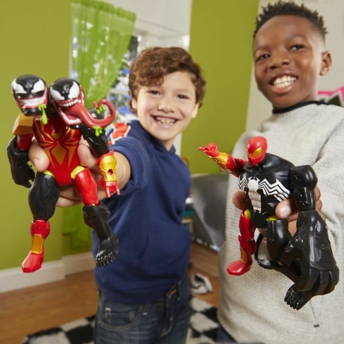Statuetta Articolata Hasbro MixMashers Iron Spider Deluxe